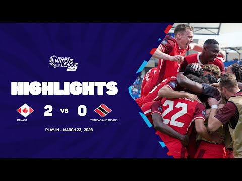 Highlights | Canada vs Trinidad and Tobago | 2023/24 Concacaf Nations League Play-in