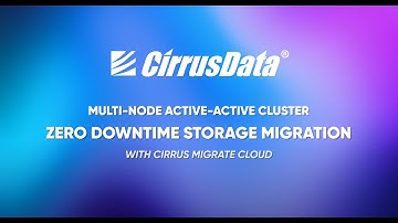 MigrateOps: ZERO downtime migration for clustered storage (Dell PowerFlex version)