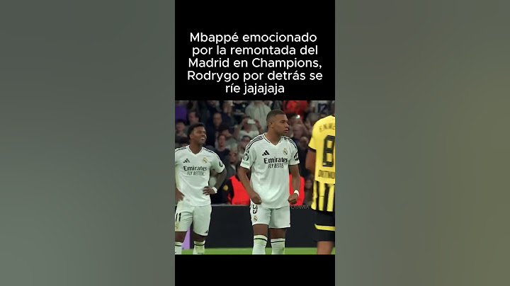 MBAPPÉ FLIPANDO CON LA REMONTADA DEL MADRID, POR FIN NOS TIENES A FAVOR Y NO EN CONTRA JAJA #mbappe