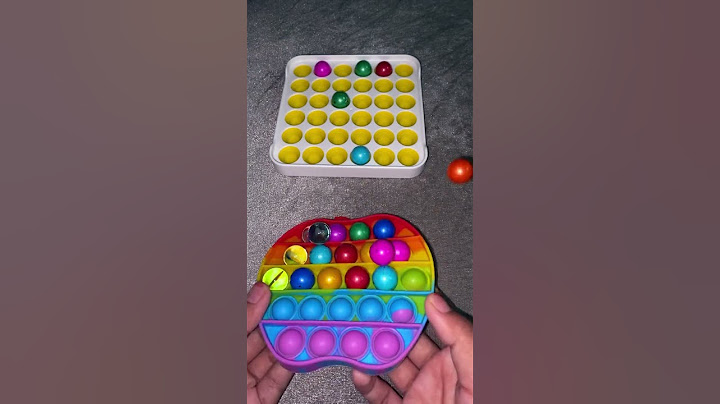 How many marbles go into the pop it ?? #popit #marble #trending #satisfying #marblerun