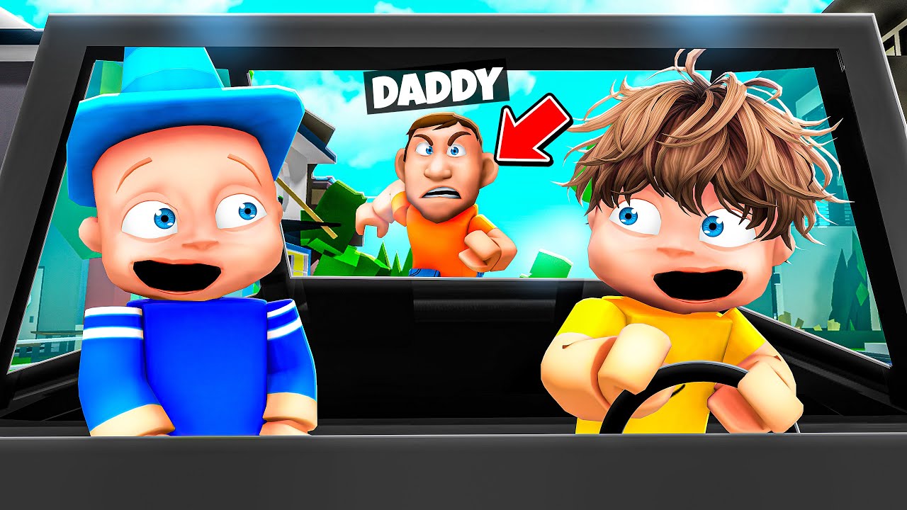 Running From my DADDY for 24 Hours in Brookhaven!