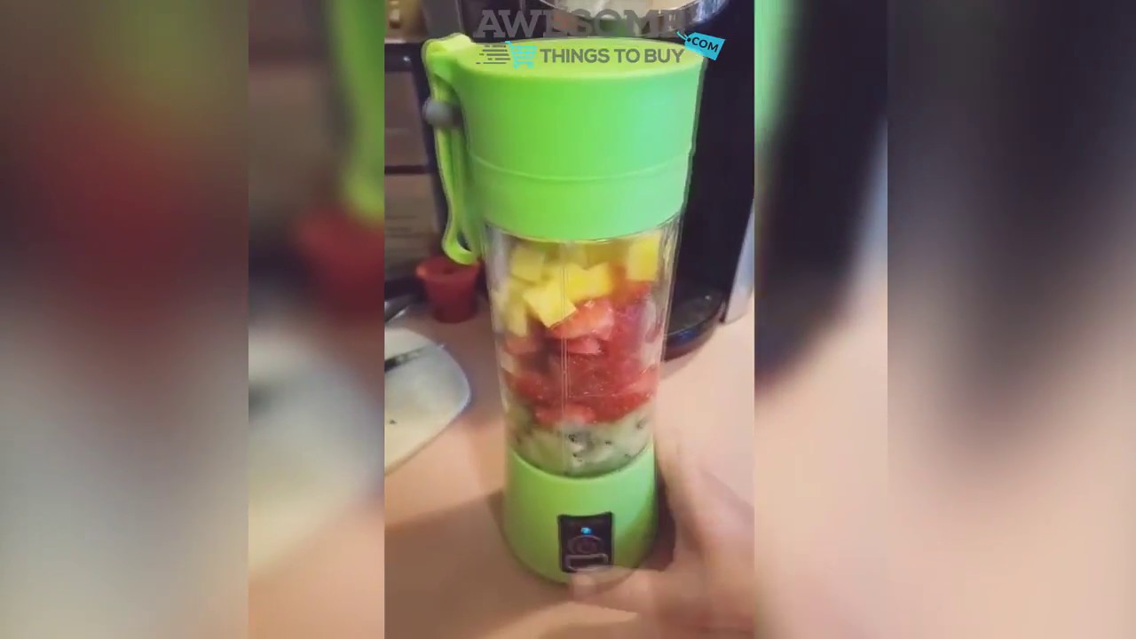 USB Portable Blender Bottle YouTube