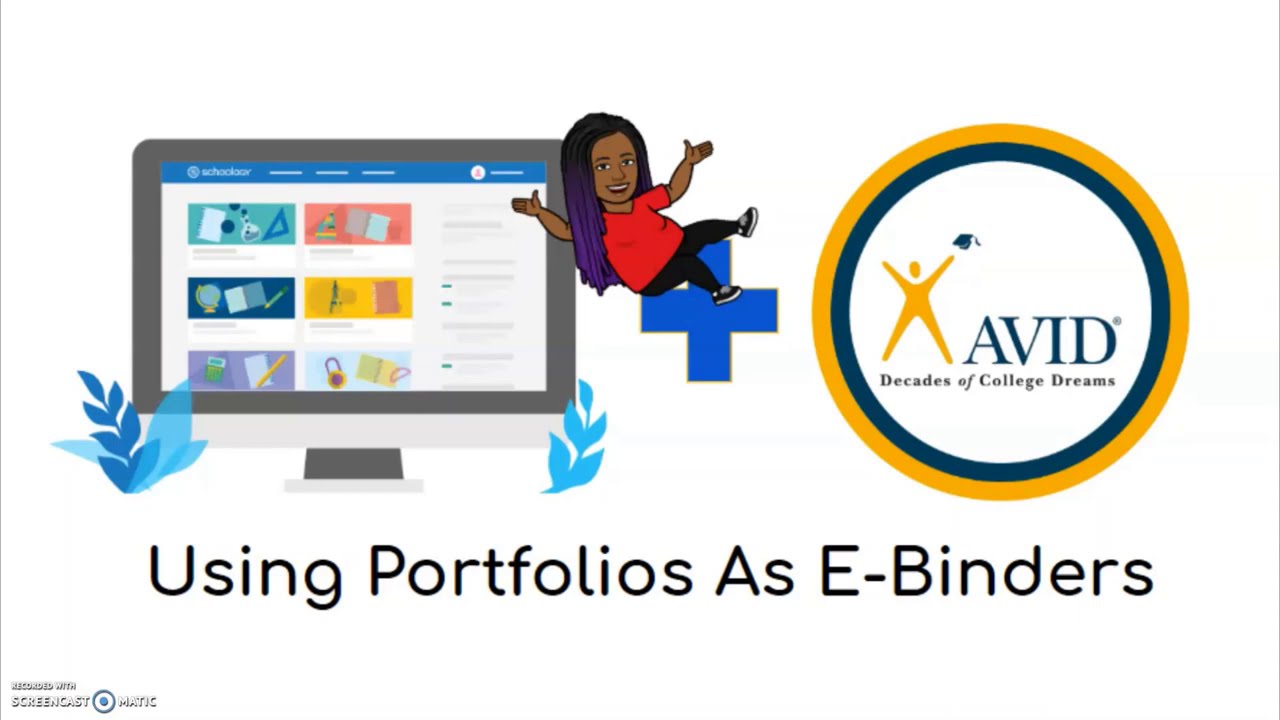 Schoology + AVID Using Portfolios as Ebinders during Remote Learning YouTube