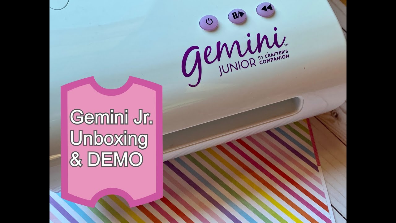 Gemini Jr Die Cutting Machine DEMO UNBOXING YouTube