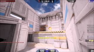 Unreal Tournament 4 FAILS: Blaster Wallrun attempt with huge Lag