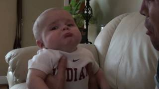 Mean Daddy  Hilarious Baby Video!