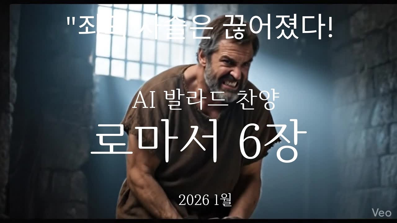 로마서 6장 성경발라드 | 4K AI 찬양 | 죄에서 자유를 얻는 생명의 노래