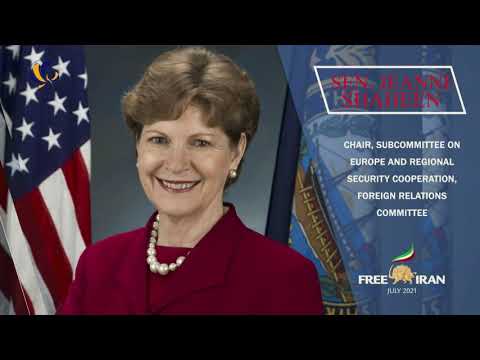 US Senator Jeanne Shaheen's Remarks to the Free Iran World Summit 2021- July 10, 2021