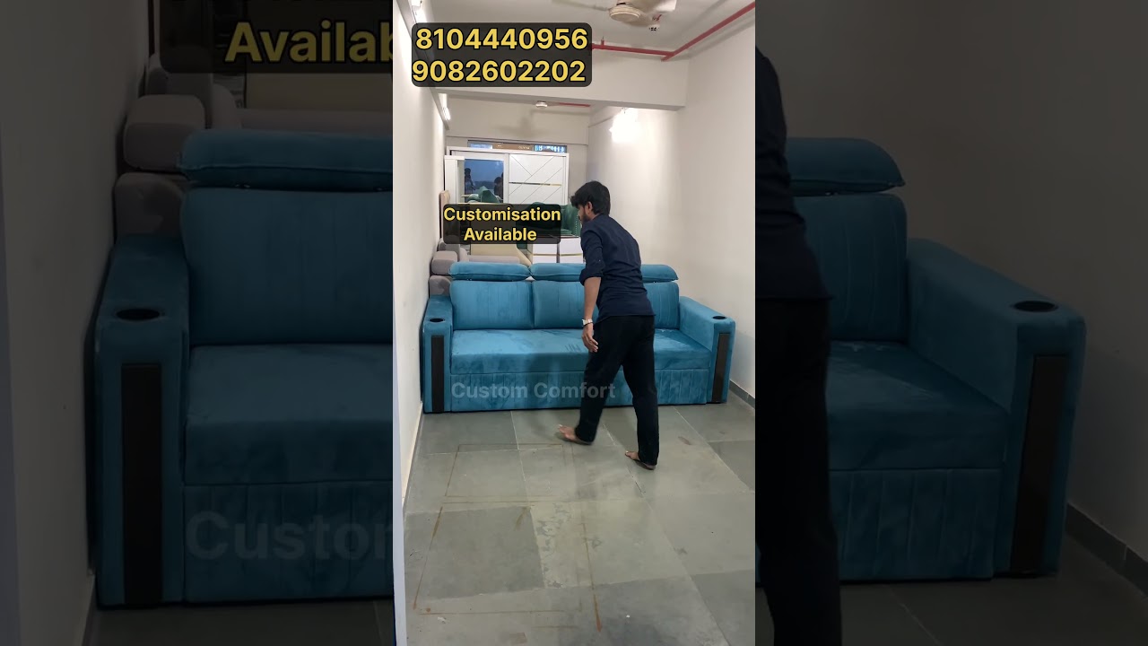 2 fold sofa cumbed @customcomfort 8104440956 #customcomfort #sofacumbed  #diningtabledesigns