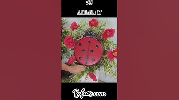 DIY Red & Black Ladybug Wreath | Fun Summer Wreath Kit Tutorial