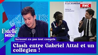 Vincent Seroussi : Clash entre Gabriel Attal et un collégien !