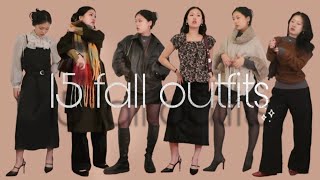15 fall outfit ideas 🍁 since you guys wanted a lookbook from me by Via Li 60,023 views 6 months ago 12 minutes, 56 seconds