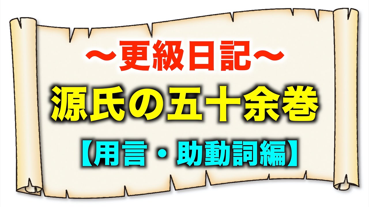 品詞 更級 日記 分解 物語 『更級日記』「猫」の現代語訳と重要な品詞の解説１