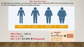 44 - BMI (Body-Mass-Index) - طريقة حساب كتلة الجسم