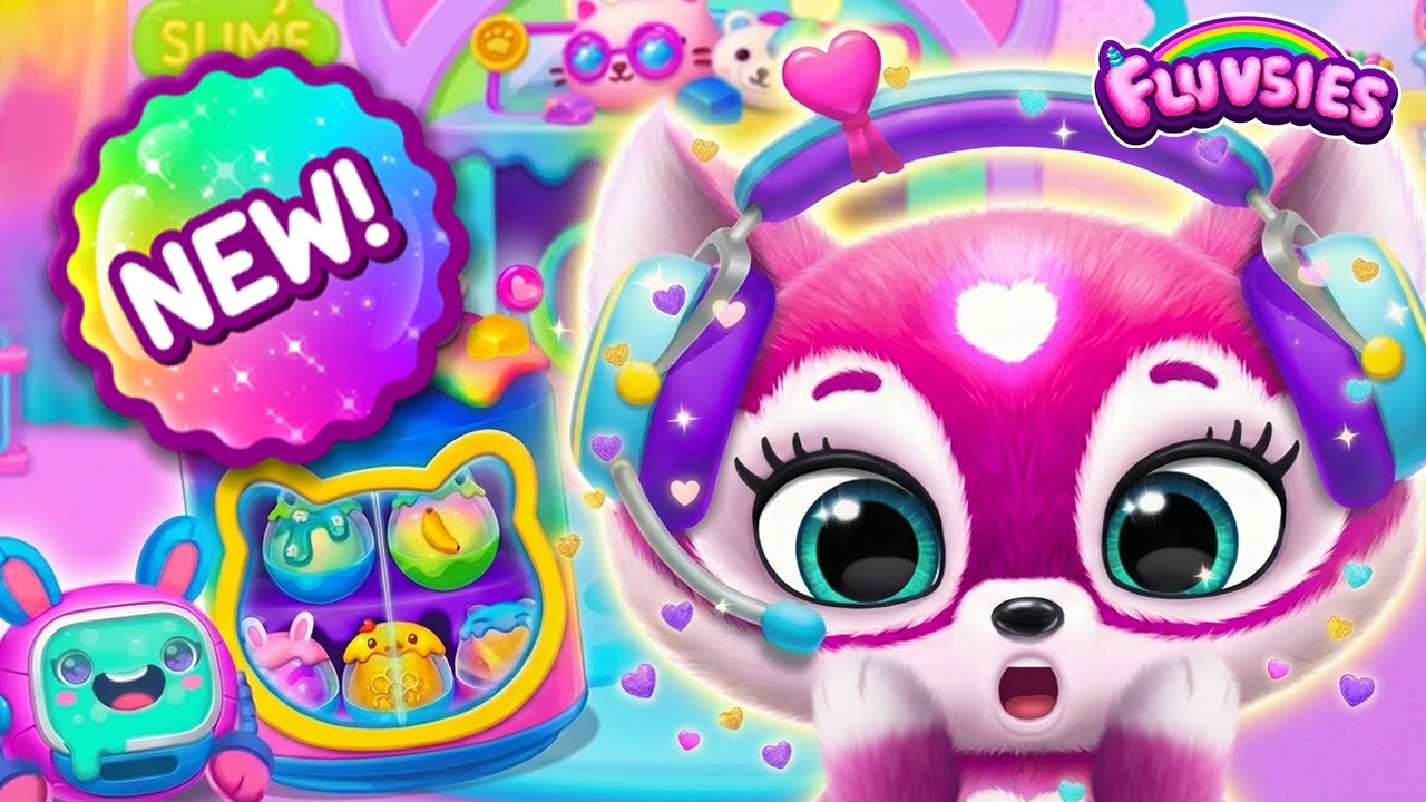 Pinky Plays Fluvsies Game!!! 🎮