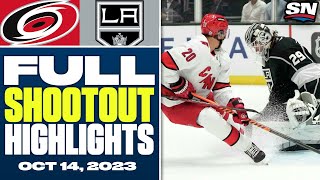 Carolina Hurricanes at Los Angeles Kings | FULL Shootout Highlights