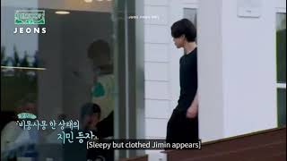BTS IN THE SOOP 2 - BTS applauding Jimin for waking up late