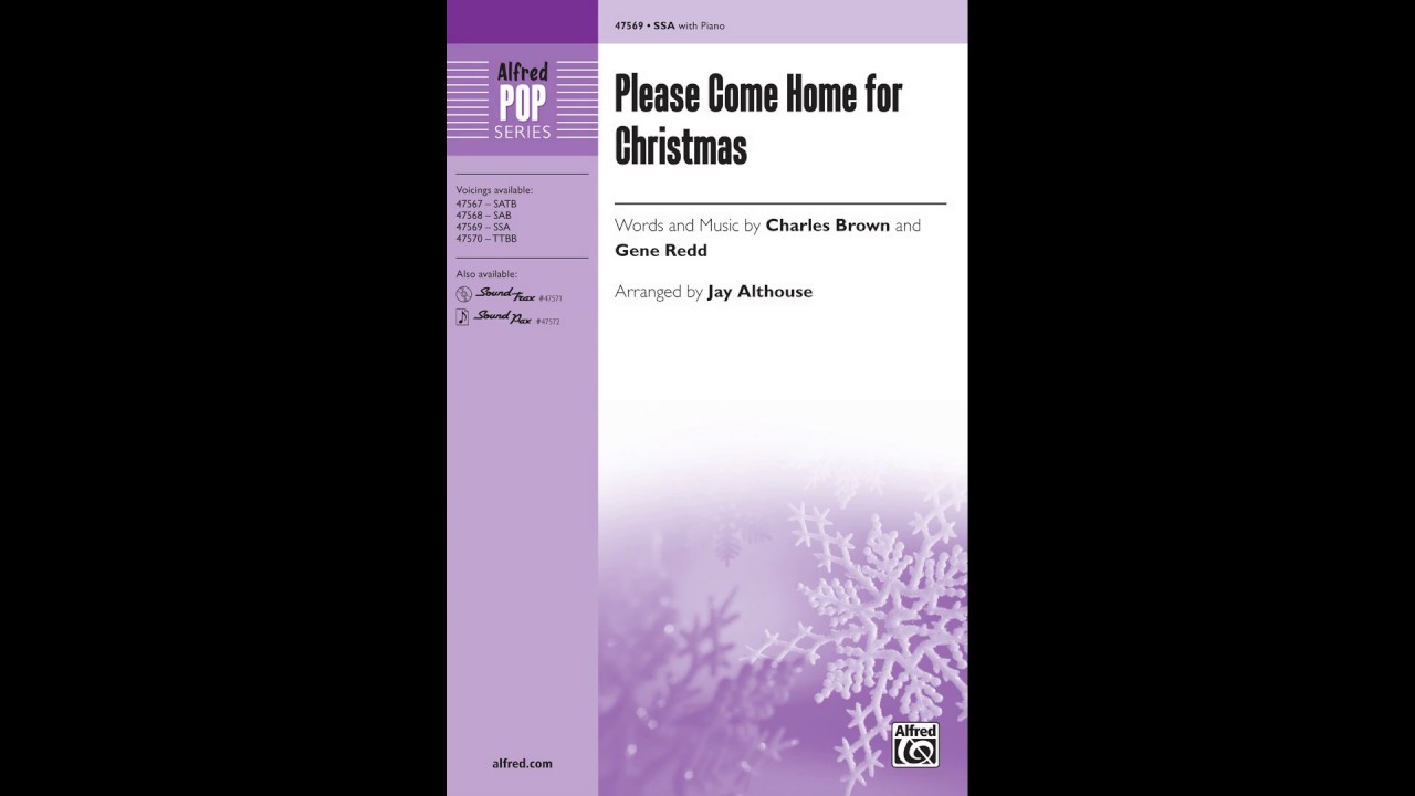 Please Come Home for Christmas, arr. Jay Althouse (SSA) – Score & Sound
