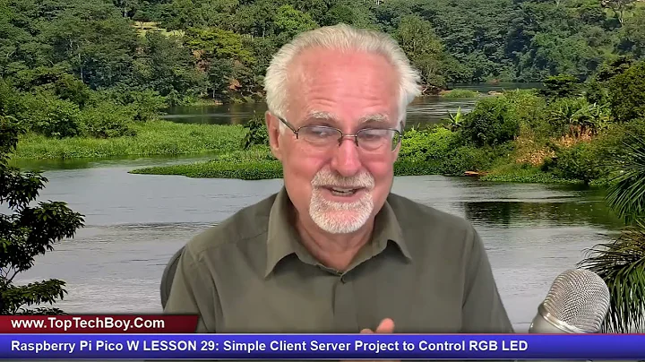 Raspberry Pi Pico W LESSON 29: Simple Client Server Project to Control RGB LED