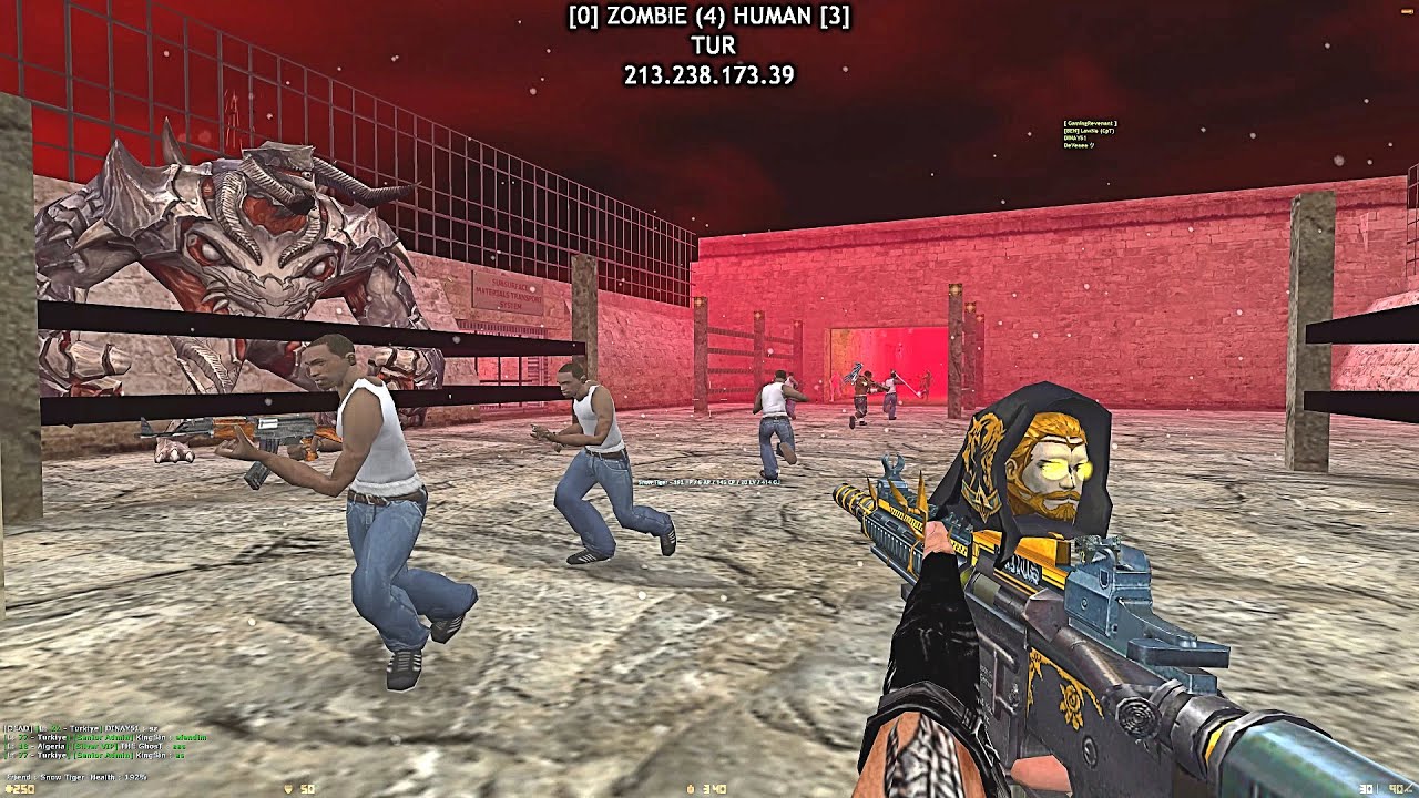 Counter-Strike: Zombie Escape Mod - ze_Fearly_Escape1 on Dawn of Dead 