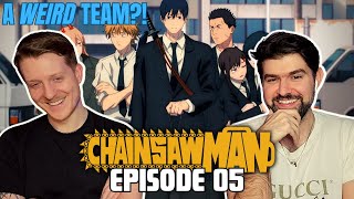 THIS IS A FUNNY TEAM | Chainsaw Man, Ep 5 | REACTION + Closing | First Time Watching | チェンソーマン