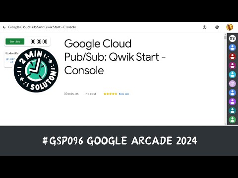 Google Cloud Pub/Sub: Qwik Start - Console [2024] || #GSP096 || [With Step-by-Step Explanation🗣️]
