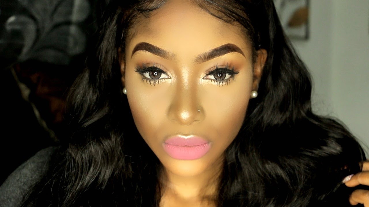 Fresh Faced Makeup Tutorial For Dark Brown Skin YouTube