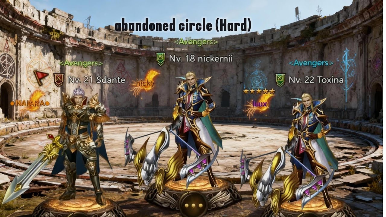 Wartune Ultra Abandoned Circle (Hard) Dungeon #1