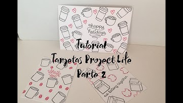TUTORIAL SCRAPBOOKING | tarjetas PROJECT LIFE #2