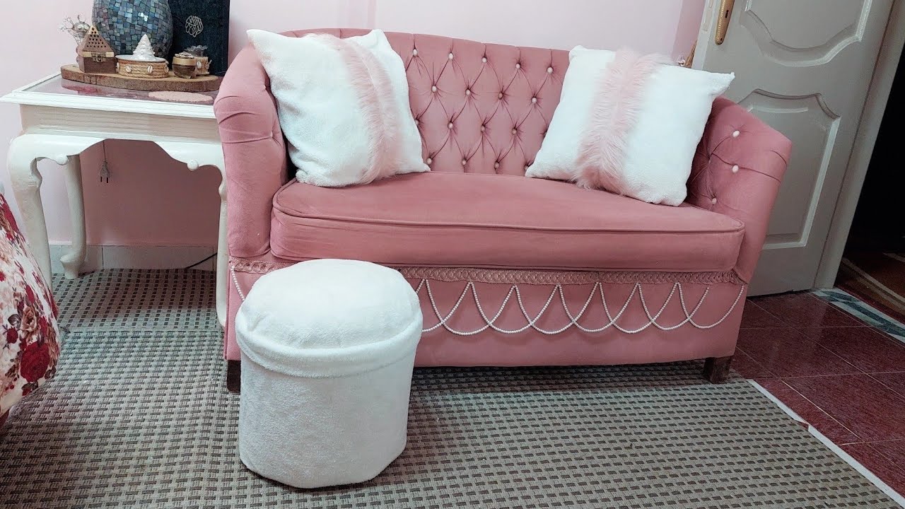 طريقه عمل بوف من جردل بلاستيك🦋سمر احمد