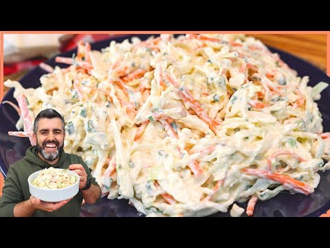 TRANSFORME sua SALADA DE REPOLHO em uma refeição IRRESISTÍVEL - SUPER CREMOSA - Receitas de Pai