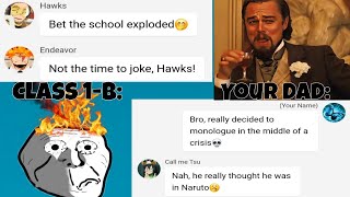 Fire Drill- Office ||MHA x y/n|| Your Dad Teaching Class 1-B