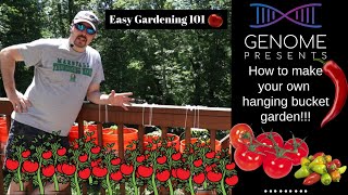 How to make your own Hanging Bucket Garden!!!