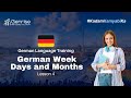 Master German Week Days and Months| German Language Training by Genrise | Lecture - 4