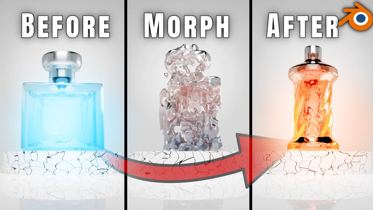 Morph Between Any Objects using Geometry Nodes - Easy Blender Tutorial ...