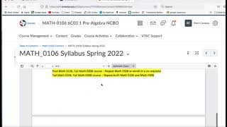 Math 0106 startup
