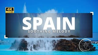 FLYING OVER SPAIN (4K UHD) - Relaxing Music Along With Beautiful Nature Videos (4K Video UHD)