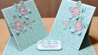 No.178 - Double Twisted Easel Card - JanB UK Stampin' Up! Demonstrator Independent