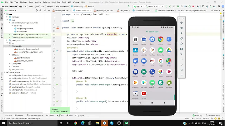 App icon not showing in android 8 and above in android studio