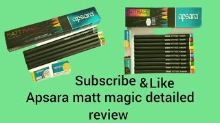 Apsara Matt Magic Pencil Unboxing.