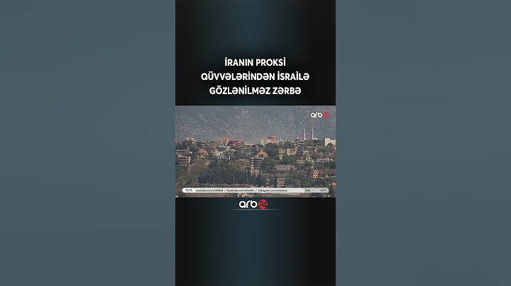 İranın proksi qüvvələrindən İsrailə gözlənilməz ZƏRBƏ