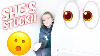SHE'S STUCK! (Hide and Seek Gone WRONG) | Family 5 Vlogs