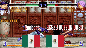 @kf2k2pls: Roobert (MX) vs GEEZY KOFFURIOUSS (MX) [KOF 2002 Plus kf2k2 Fightcade] Feb 26