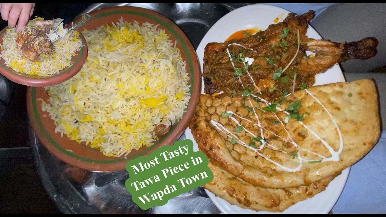 Tastiest Tawa Piece and Chicken Sajji at Wapda Town Lahore Vlog no. 10 Flavour Fellows YouTube