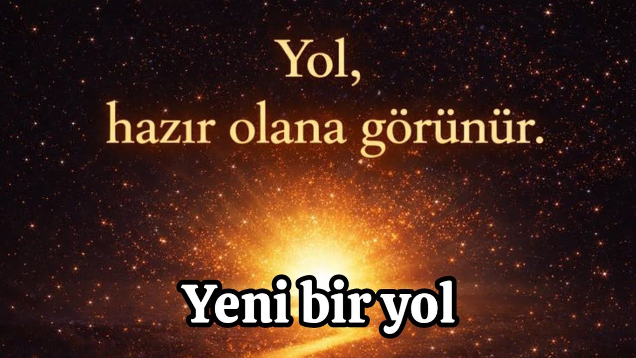 Yeni bir yol(seslikitap)