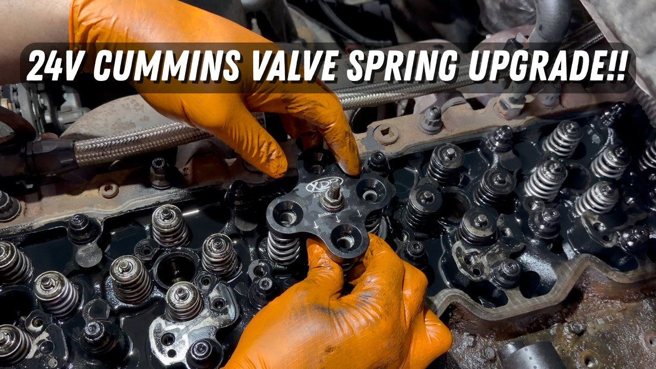 24 Valve Cummins Valve Spring Upgrades Made Easy - YouTube