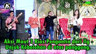 AKSI MAUT 3 RIAS PENGANTIN DI PANGGUNG HAJATAN | RAJAWALI MUSIK