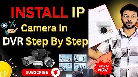 Install IP Camera in DVR  8 IP Camera DVR Setup CP Plus DVR IP Settings Dahua DVR IP  Camera #ipcctv