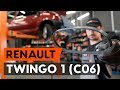 Cómo cambiar los correa poli v en RENAULT TWINGO 1 (C06) [VÍDEO TUTORIAL DE AUTODOC]