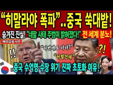 히말라야 폭파하고 역대급 대참사에 초토화된 중국, 완전 쑥대밭 이유. 네팔 사태 무책임한 중국 폭우 한방에 앞으로 수억명 수장된다 | 해외감동사연 thumbnail